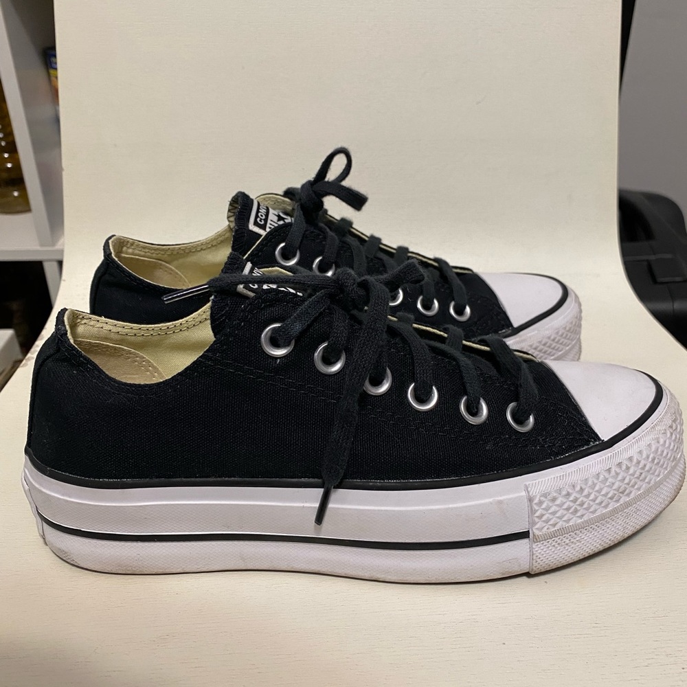 Converse all star platform shoes